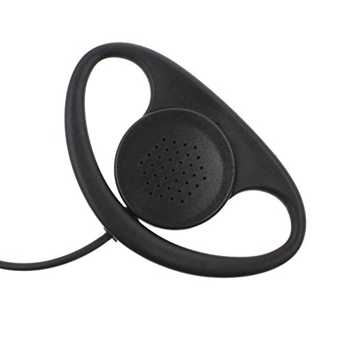 Aoer D Shape Earpiece Headset Ptt For Motorola Talkabout Cobra Two Way Radio Walkie Talkie 1Pin #TOP3