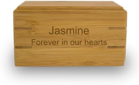 Pet Cremation Urn Bamboo Box - Extra Small