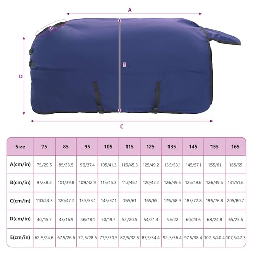 Manta para caballo impermeable con cierre ajustable transpirable verde oscuro 8