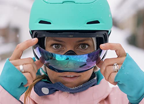 Image of Giro Contact Snow Goggles 2023 - Trail Green Filmore Sun Frame with Vivid Envy /Vivid Infrared Lens Large