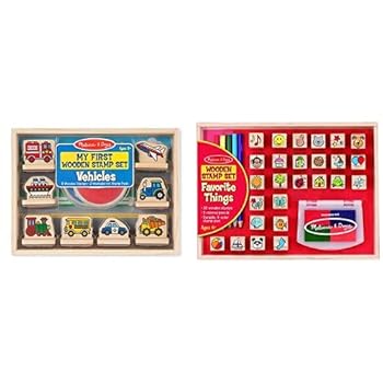 Product Bundle My First Wooden Stamp Set - Vehicles Book