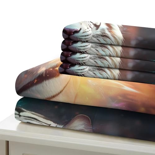 Housse de couette imprimée 3D parure de lit confortable - 7