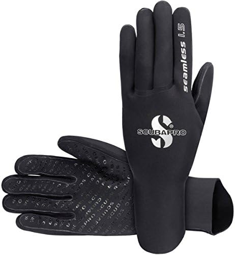 Scubapro Seamless Dive Glove, 1.5mm, Black, L