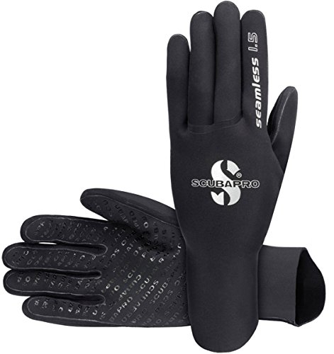 Scubapro Seamless Dive Glove, 1.5Mm, Black, L #TOP3