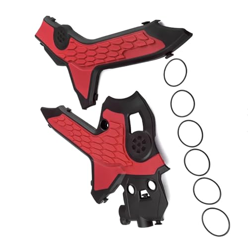 CRF300L CRF300R�p�̌y�ʍ��ϋv�I�[�g�o�C�t���[���V�[���h�������ꂽ�O���b�v�Ƒϋv���ȒP�Ȏ��t���y�ʃI�[�g�o�C�K�[�h
