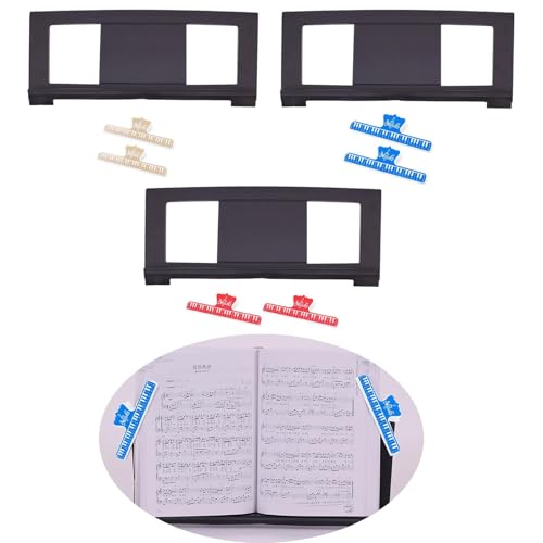Image of Keyboard Music Stand Lightweight Sheet Music Stand for Beginner Professional Gold Clips|Musical Instruments & Gear | Music Stands|1 Electronic Piano Music Stand