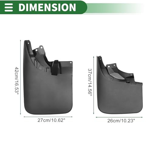 Image of Motoforti Mud Flaps Splash Guards Mud Guards for Nissan Navara D22 Pickup 4-D 2008-2014 W /Mount Accessories