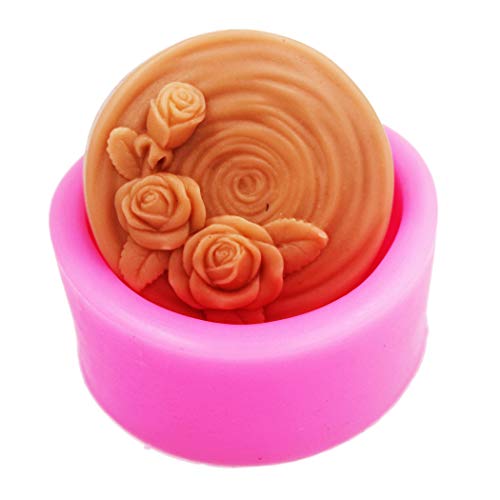 Soap Molds Ripple Rose Craft Art Silicone Soap Mold Craft Molds DIY Handmade soap molds