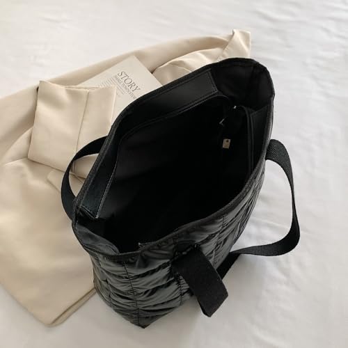 Bolso Tote acolchado grande para mujer miniatura 5