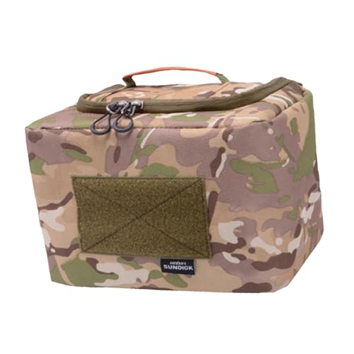 Dualoai Bolsa Térmica para Picnic Ligera Bolsa de Transporte Aislante Recipiente Térmico para Bebidas Y Comidas Adecuada para Actividades Deportivas P, MarrÓn - imagen 7