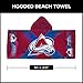 Northwest Colorado Avalanche NHL Cross Out Youth Hooded Micro Fiber Towel 22 x 51 Inches
