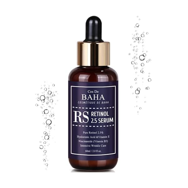 Retinol-25-Solution-Facial-Serum-with-Vitamin-E-Facial-Crepe-Erase-Age-Spot-Remover-High-Strength-Solution-for-Face-without-a-Prescription-2-Fl-Oz-60ml Retinol 2.5% Solution Facial Serum with Vitamin E - Facial Crepe Erase, Age Spot Remover, High Strength Solution for Face without a Prescription, 2 Fl Oz (60ml)