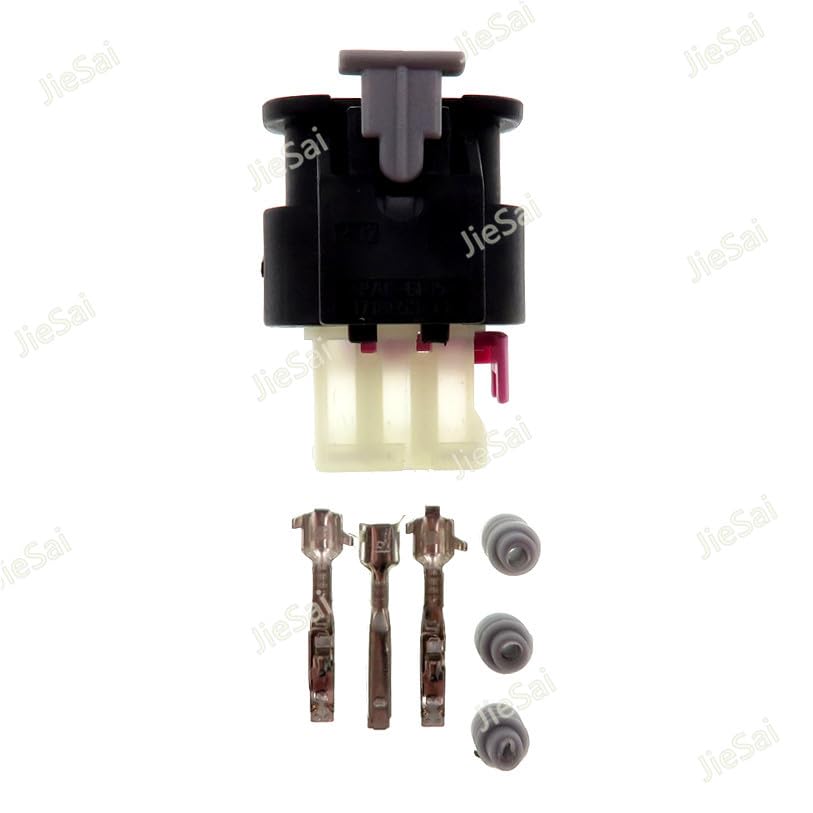 Wiring Connecting Terminals - 3 Pin 2-1718644-1 Car Waterproof Connector Electrical Plug for VW for Audi - (Package: 20 Pcs)
