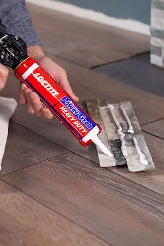 Loctite Power Grab Express Heavy Duty Construction Adhesive, Versatile Construction Glue For Wood, Wall, Tile, Foam Board & More - 9 Fl Oz Cartridge, Pack Of 12 #TOP6
