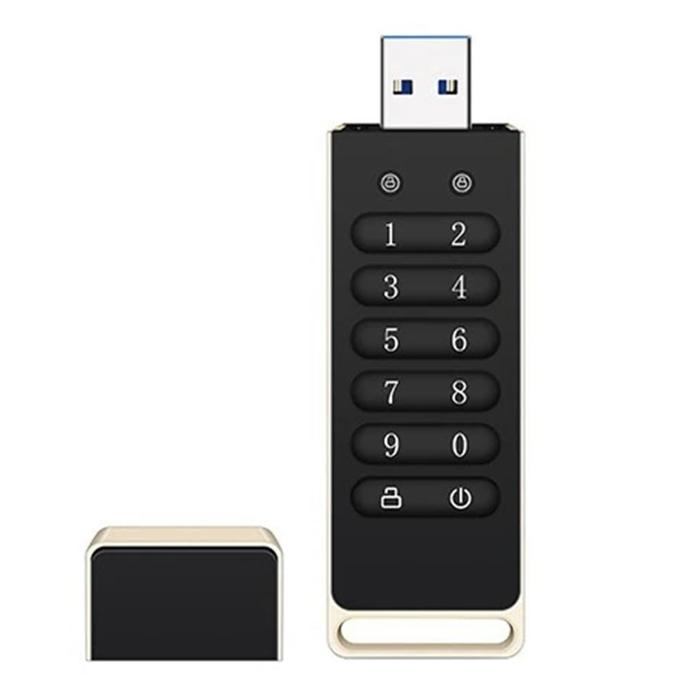 Tastiera - Password hardware crittografata USB - Chiavetta USB 3.0 sicura da 64 GB Flash