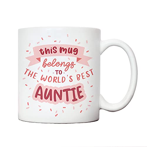 Auntie gifts mug | big sisters birthday special | Christmas xmas presents | from in-law brother | brothers women | aunt aunty long-distance friend | sentimental amazing mugs UK
