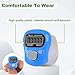 WEIMELTOY Tally Counter 10pc Electronic Finger Counter Digtal Clicker Counter 5 Digit LCD Counting for Knitting/Golf/Coaching/Goods Counting/Lap Etc