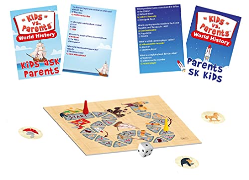 Weltgeschichte, Quiz-Brettspiel, Lernspiele, Wissenswerte Spiele für Kinder, Familienspiele, Kinder gegen Eltern… – Bild 4