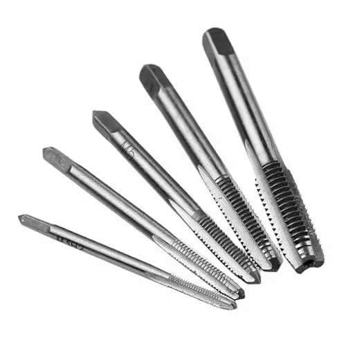 Gewindebohrer Set,Gewindebohrer Satz,Maschinengewindebohrer,Gewindeschneider Set,Ratsche Gewindeschneider Halterschlüssel,T-Griff Ratsche für Elektromechaniker,Ingenieure,M3 M4 M5 M6 M8