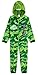 Jurassic World Pyjama Combinaison Enfant Dinosaure Indominus Rex, Costume Déguisement en Polaire pour Halloween, Idée Cadeau Anniversaire Enfant Et Ado 3-14 Ans (Vert Camo, 9-10 Ans)