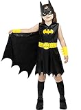 Funidelia | Disfraz Batgirl Oficial para niña Talla 3-4 años ▶ Barbara Gordon, Superhéroes, DC Comics - Color: Negro - Licencia: 100% Oficial - Divertidos Disfraces y complementos