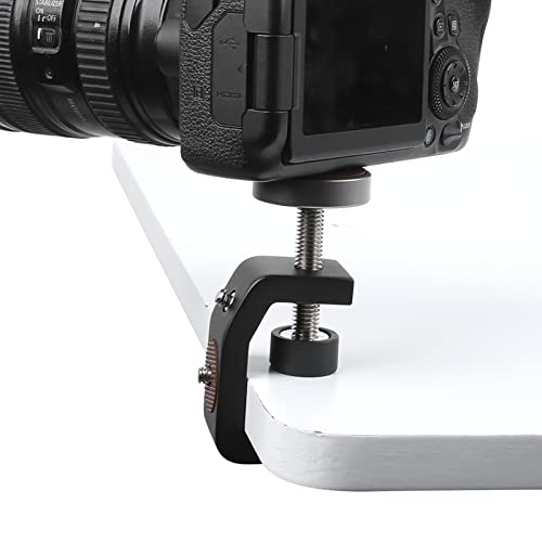 Braçadeira C para Fotografia TC-50 Com Cabeça de tripé, Braçadeira de Liga de Alumínio Ajustável par