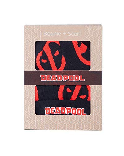 Bonnet écharpe Deadpool unisexe multicolore taille unique hiver - 4