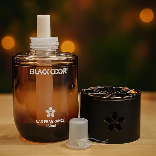 Image of BLACK ODOR Car Perfume Car Interior Deodoriser car perfumes luxury BO-13 in Crown Plaza Fragrance Pack of 1 Pcs in Blue Bottle Design