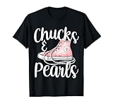 Chucks And Pearls Democrat Gift US President Kamala Harris T-Shirt