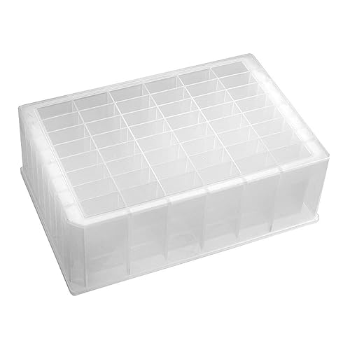 P-5ML-48-C Microplaca de almacenamiento de ensayo de 48 pocillos x 0.2 fl oz con pozos inferiores de pirámide rectangulares, PP transparente (25caja)
