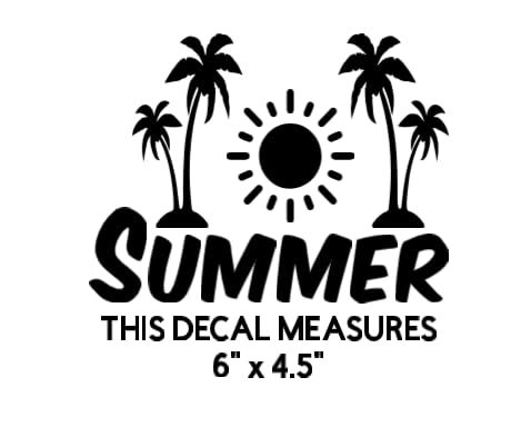 Garage Storage Bin Organization Decal Sticker Labels Waterproof Permanent Vinyl Stockroom Organizational Storage Tub Container Labels (Plastic Bins Not Included) (Summer)