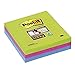 Post-it, Farbige Haftnotizen Liniert, 12er Vorteilspack Sticky Z-Notes, Bunte Klebezettel und Haftnotizzettel, Notizzettel für Büro und Studenten, 3 Blöcke à 70 Post-Its, 100 x 100 mm