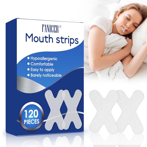 120 stück Mouth Tape for Sleeping Anti-Schnarch Mundpflaster Sanftes Anti-Schnarch Tape Mouth tape for Sleeping für besseren Schlaf und Nasenatmung Optimale Haftung für die Nacht