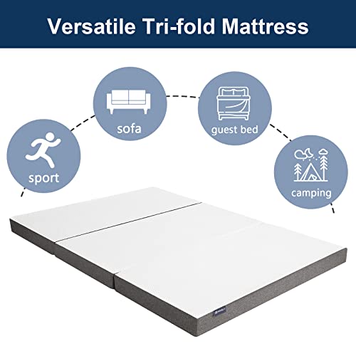 Molblly-Folding-Mattress-3-inch-Tri-Folding-Memeory-Foam-Mattress-Portable-Trifold-Mattress-Topper-with-Washable-Cover-Non-Slip-Bottom-Camping-Mattress-Guest-Bed-Small-Twin-75x25x3