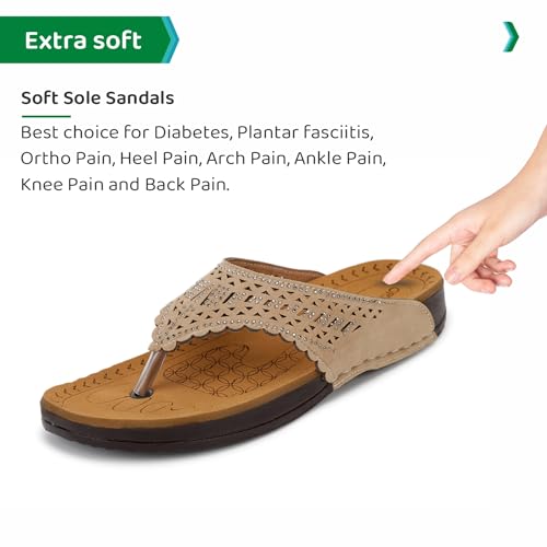 Image of ORTHO JOY doctor Slipper for women Fancy || Orthopedic Women's Slipper || Regular Wear slippers For Women