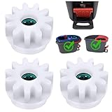 3 Pcs Easy Mop Pedal Broom Spin Replacement One Way Clutch Bearing Bucket Gear Sprockets Repair Compatiable with Oceda/Vilida and Market 90% Spin Mop System, Mop Gears (3 Pcs Bearing Bucket Gears)