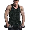 Lehmanlin Heren Sport Stringer Tank Top, Bodybuilding Workout Tank Tops voor de Sportstudio, Dagelijkse Training Casual T-shirts Sneldrogend