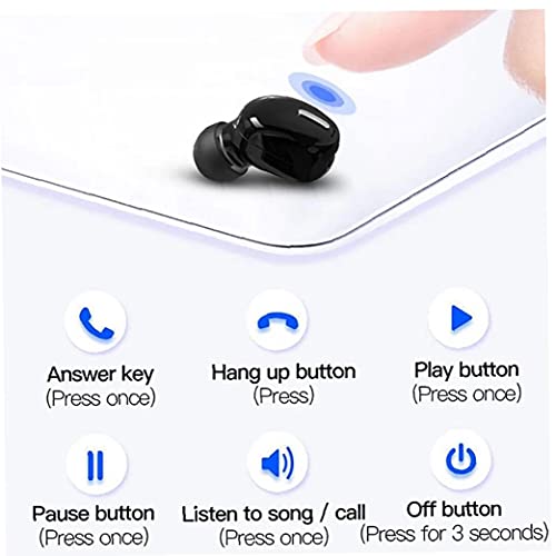 Single Ear Mini Bluetooth Oortelefoon in Ear Sport Headset met Microfoon Handsfree Functie Compatibel met Samsung Huawei… - Image 6