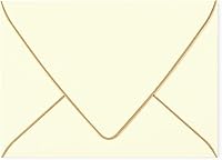 Vista 12 de Paquete de 50, tamaño A7, sobres gruesos de invitación de lujo de 5 x 7 pulgadas, para tarjetas de 5 x 7 pulgadas, autosellado, perfecto para bodas