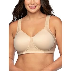 Vanity Fair Women’s Medium Impact Sports Bras for Women, Breathable, Moisture Wicking, Padded Cups up to DDD