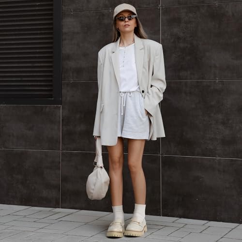 Image of ZURIN Loafers for Women Platform Chunky Heel Loafers Lug Sole Penny Loafers Comfortable Womens Business Casual Shoes