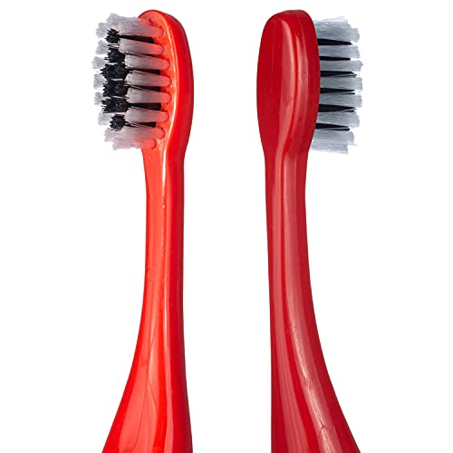 Escova de Dente Infantil Bitufo Miraculos Ladybug e Cat Noir Macia para a partir de 5 anos, Bitufo