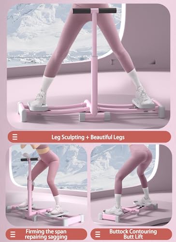 Ejercitador de muslos plegable para entrenamiento de esquí miniatura 3