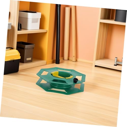 Carrete de almacenamiento de cables de plástico PP resistente Lurrose color verde 7