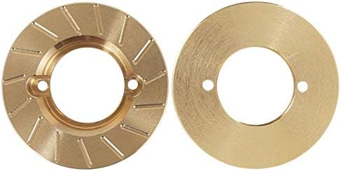 4pcs Heavy Metal Internal Wheel Weights Turning Copper Counterweight for Axial SCX10 II 90046 90047 1/10 RC Car