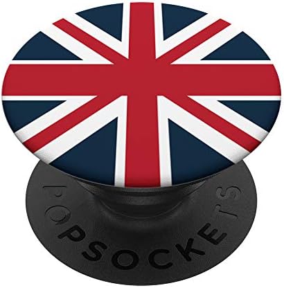 British Flag Gifts grip Union Jack Britain Pride Gifts PopSockets PopGrip: Swappable Grip for Phones & Tablets