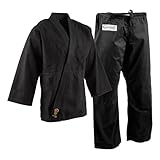 ProForce Gladiator Judo Gi / Uniform - Black - Size 3