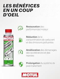 Motul - Nettoyant Pot Catalytique Essence - Additif Préventif pour Moteur Essence - Performance - Réduction Consommation et Émissions - Idéal Avant Contrôle Technique - Cat Converter Cleaner - 300 ML