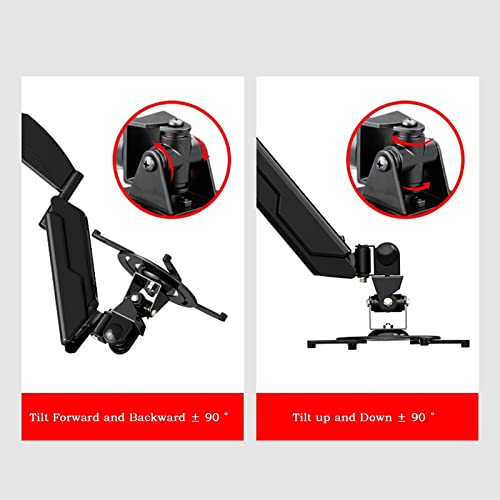 Support de projecteur mural rotatif pour corriger une image déformée