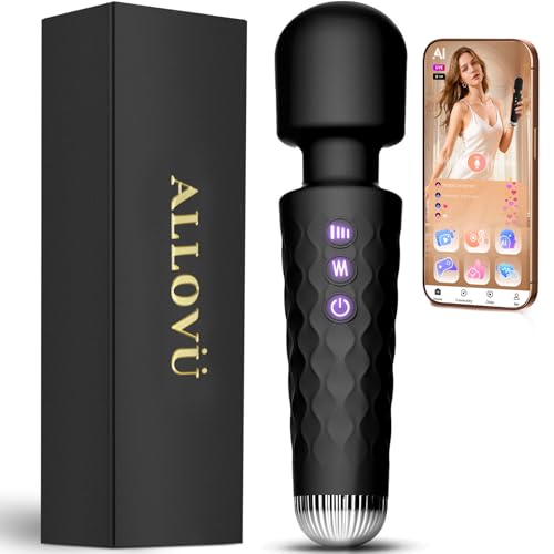Sex Toys Vibrator Dildo for Women - Allovü Personal Wand Massager Vibrators, USB Rechargeable Vibrating Clitoral Stimulator Sex Toys, 10 Vibration Waterproof Adult Sex Toy for Couples Nipple Weight